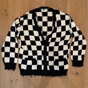 R13 Boyfriend Cardigan Sweater